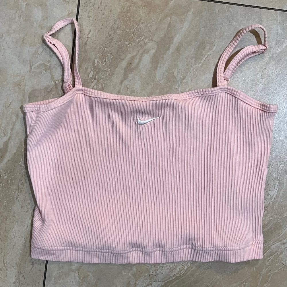 Pastel pink Nike tank top small